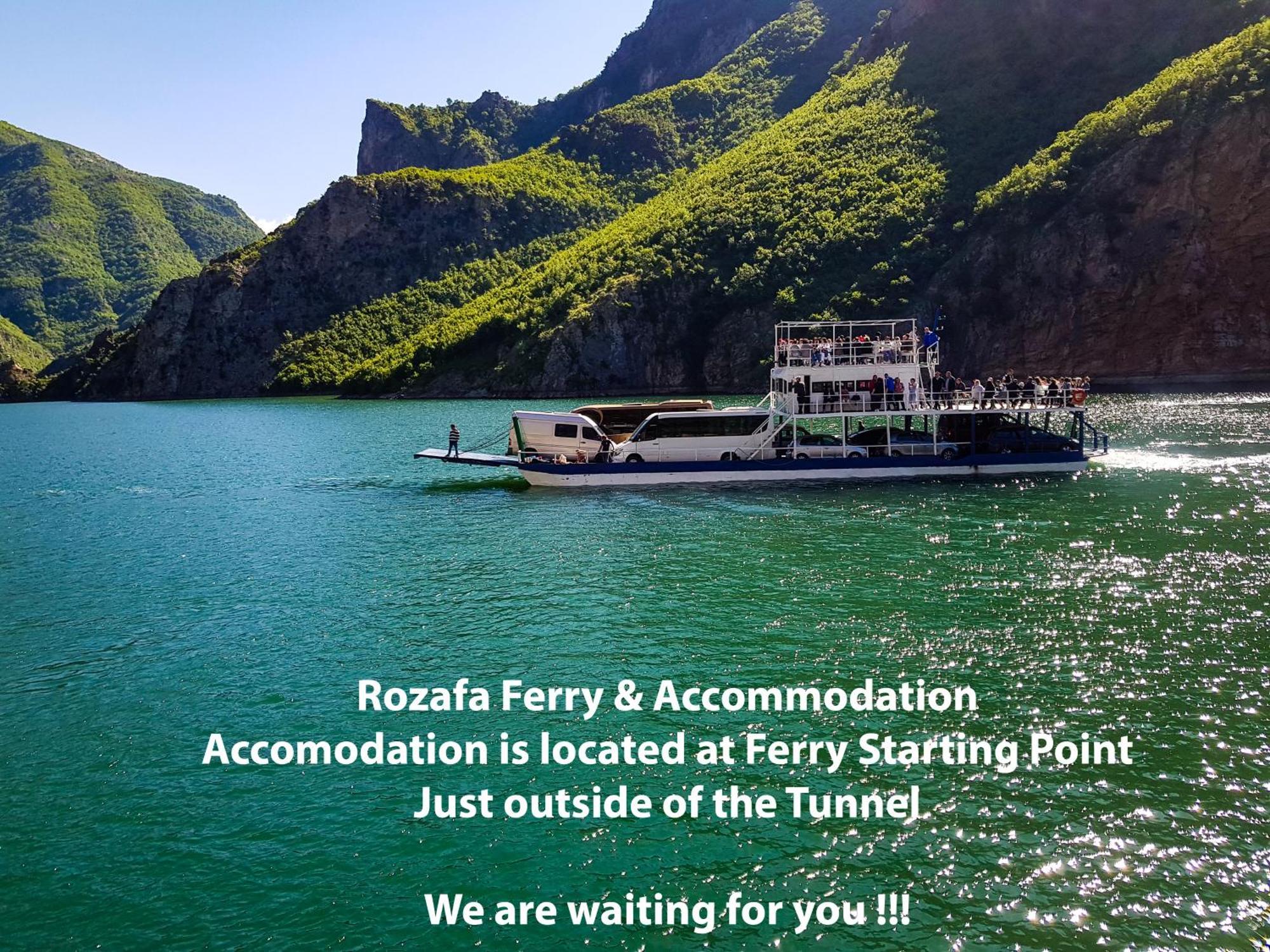Rozafa Ferry & Accommodation Koman Екстер'єр фото